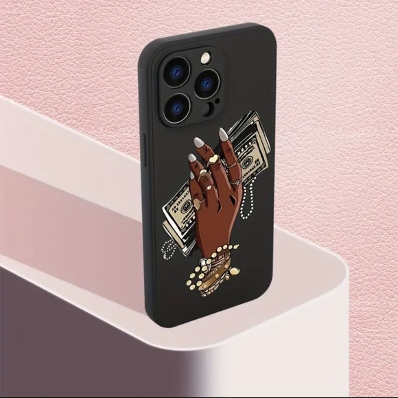 Creative Printed Phone Case For iPhone 15 Pro - BLACK-SALE - Picture 2 of 5